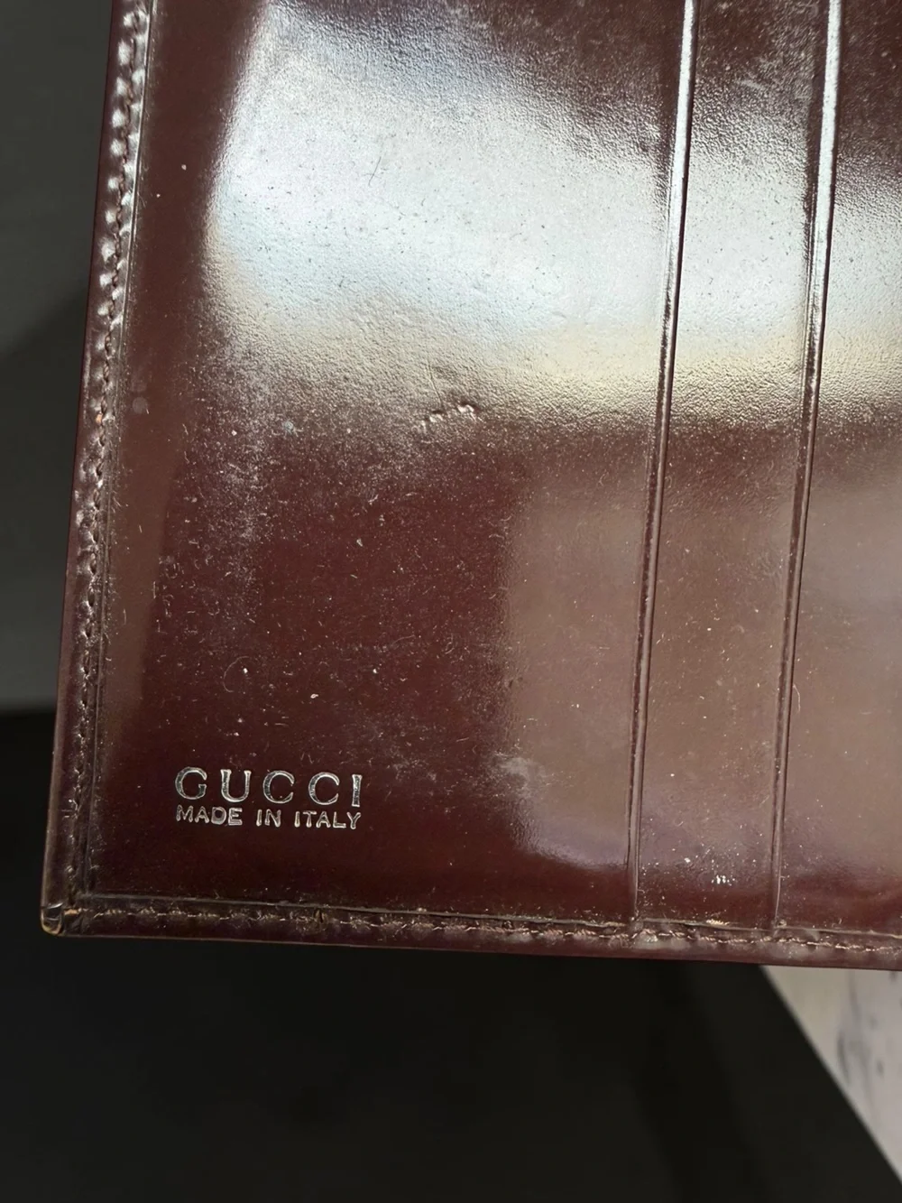 Vintage Gucci Slim Horsebit Continental Wallet